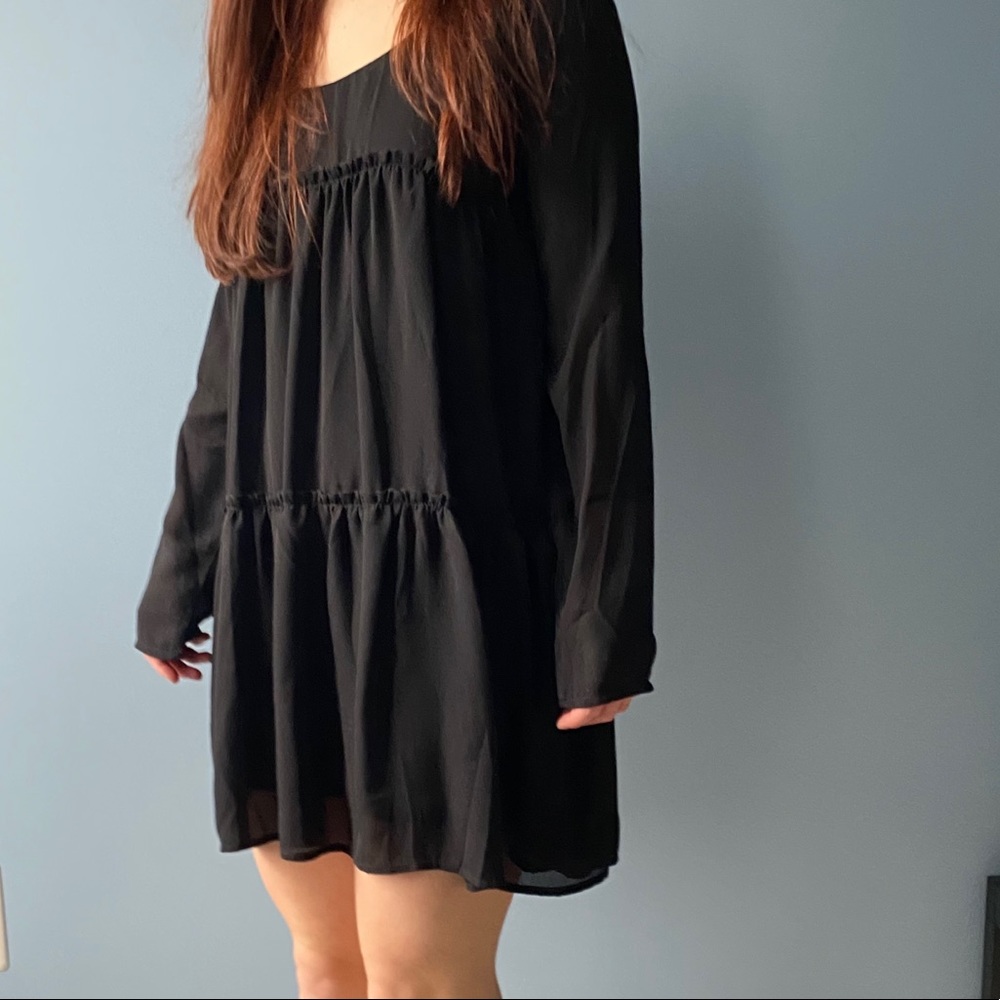 TOBI tiered shift dress